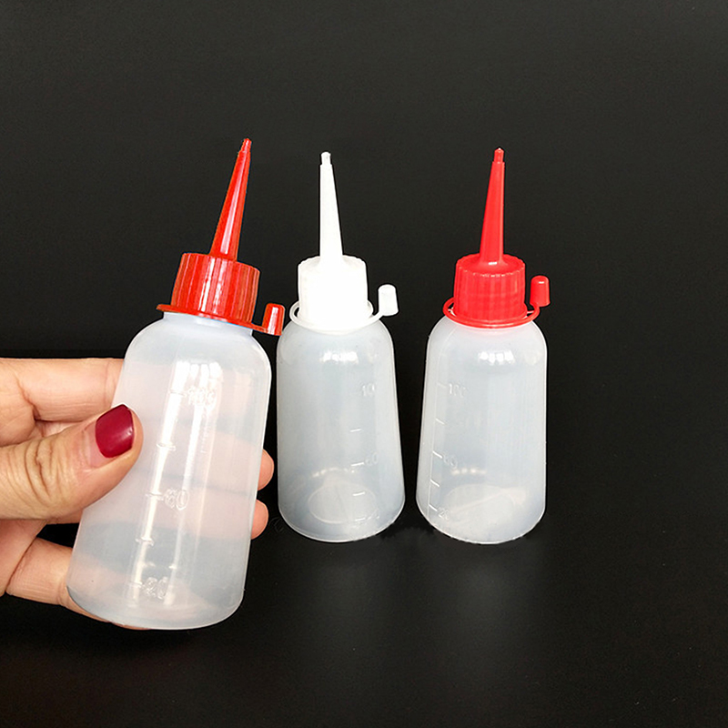 Condiment Squeeze Bottle - 100 مللي البلاستيك واضح تلميح قضيب