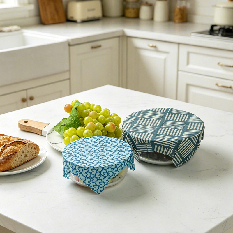 Beeswax Food Wrap - قطعتان / 4 قطع من أغطية