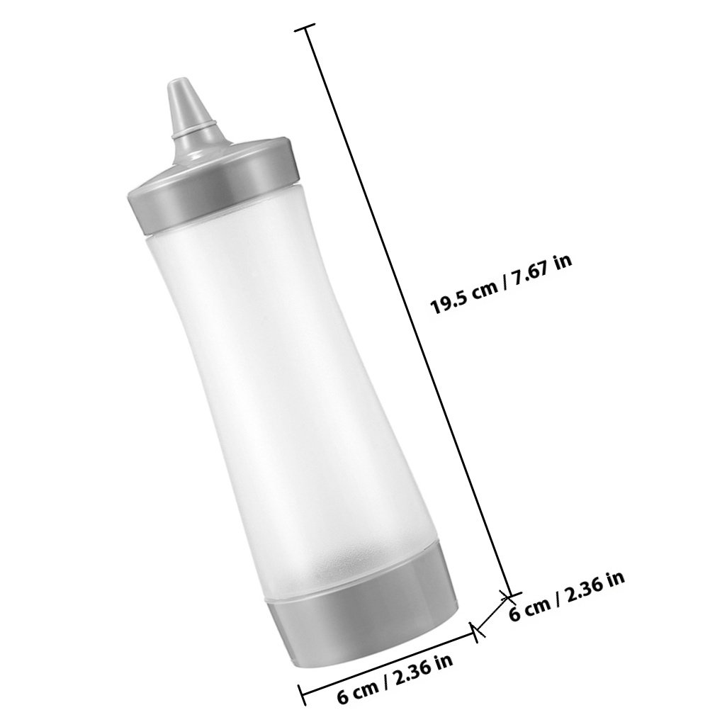 زجاجتان شفافتان قابلتان للضغط  - مراجعة Condiment Squeeze Bottle وسعره