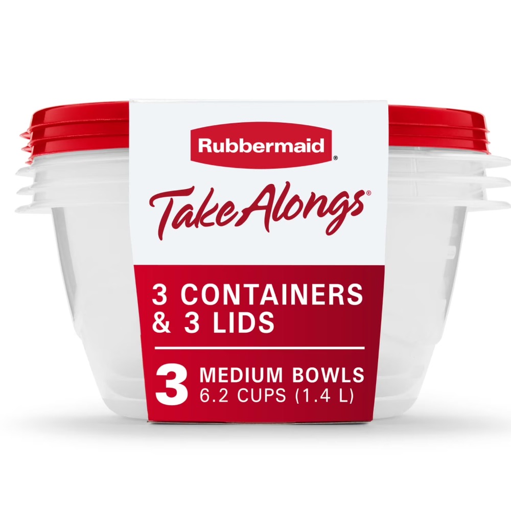 حاويات تخزين طعام كبيرة مستدير - مراجعة Food Storage Plastic Containers With Lids وسعره