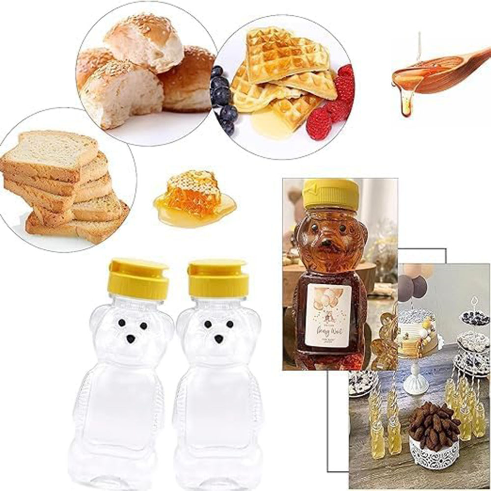 قطعتان من برطمانات زجاجات عسل  - مراجعة Condiment Squeeze Bottle وسعره
