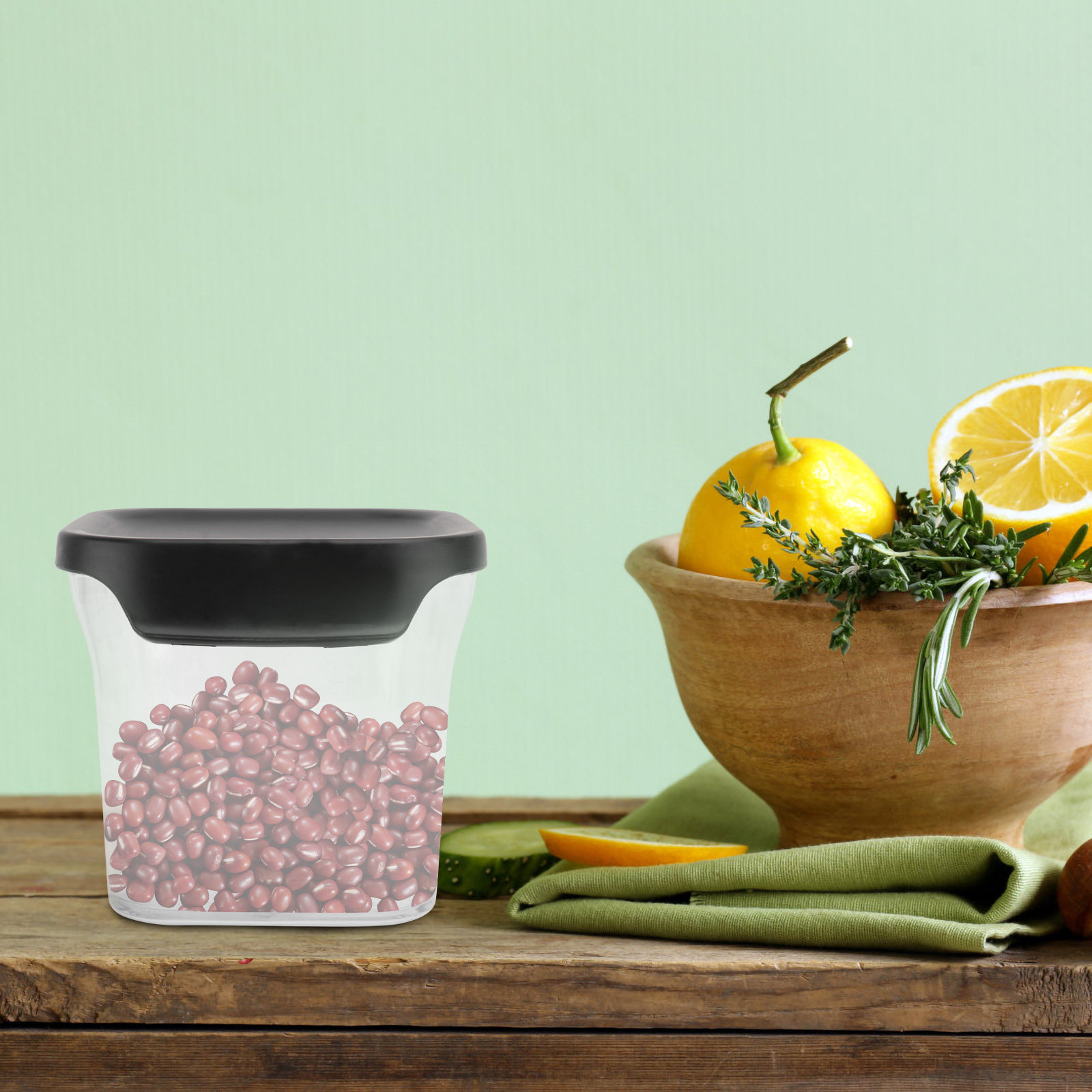 وعاء تخزين شفاف محكم الإغلاق ب - مراجعة Food Storage Jars Airtight وسعره